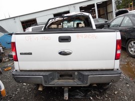 2007 Ford F-150 Lariat White Crew Cab 5.4L AT 4WD #F24576